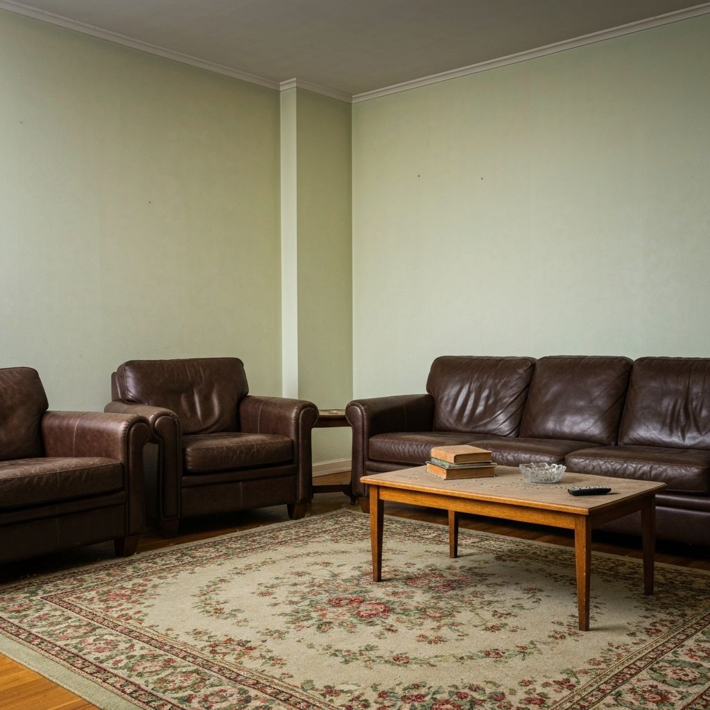 Living room before painting