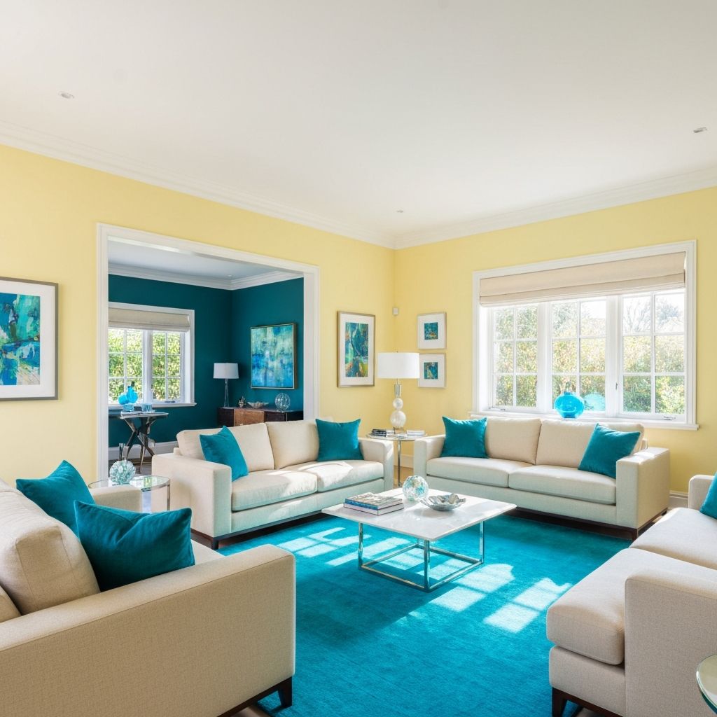 Living room after painting